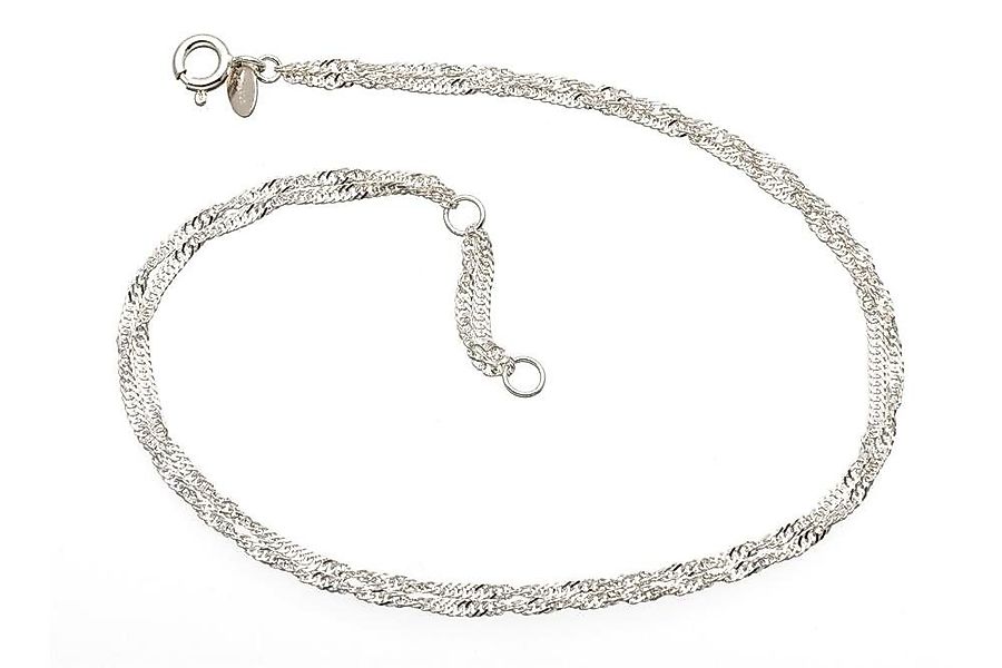 Silberkettenstore Fußkette Fußkette Singapur 2reihig 1,8mm günstig online kaufen