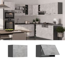 Vicco Hängeschrank R-Line, Beton/Anthrazit, 60 cm günstig online kaufen