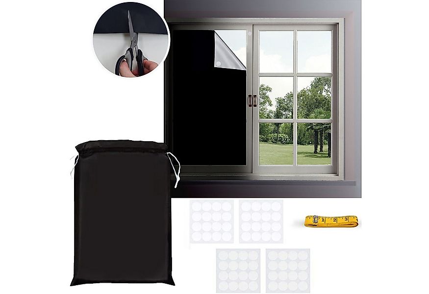 Rollo Verdunklungsrollo Thermo-Rollo, Dachfenster Verdunkelung, Ohne Bohren günstig online kaufen