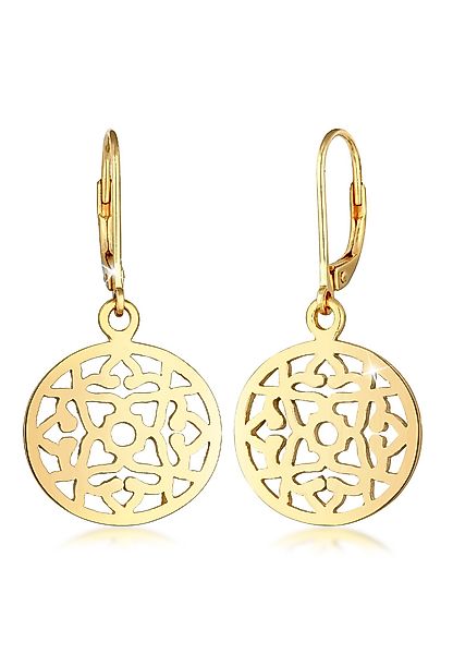 Elli Paar Ohrhänger Ornament Orientalisch Rund günstig online kaufen