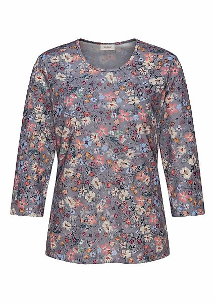 GOLDNER Print-Shirt "Raffiniertes Druckshirt mit 3/4-Arm" günstig online kaufen