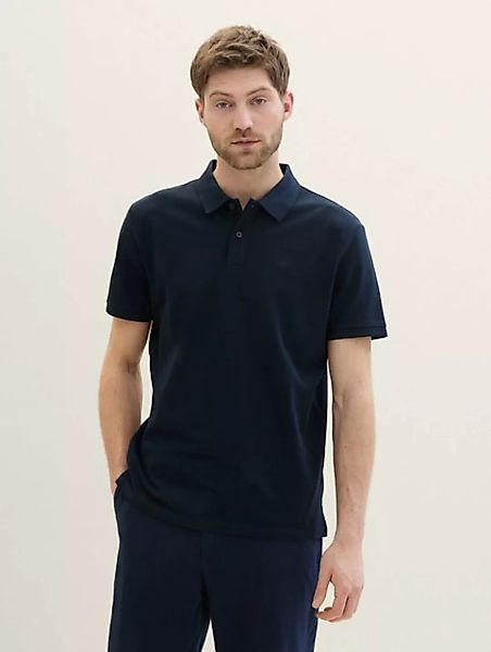 TOM TAILOR Poloshirt Piqué Poloshirt aus Baumwolle günstig online kaufen