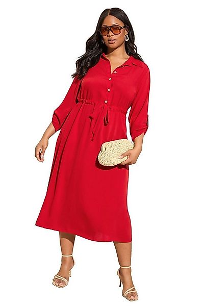 Friends Like These Midikleid Friends Like These Midi-Hemdkleid, Curve (1-tl günstig online kaufen