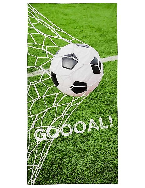 Detexpol Kapuzenhandtuch Handtuch Fußball, 100% Baumwolle günstig online kaufen