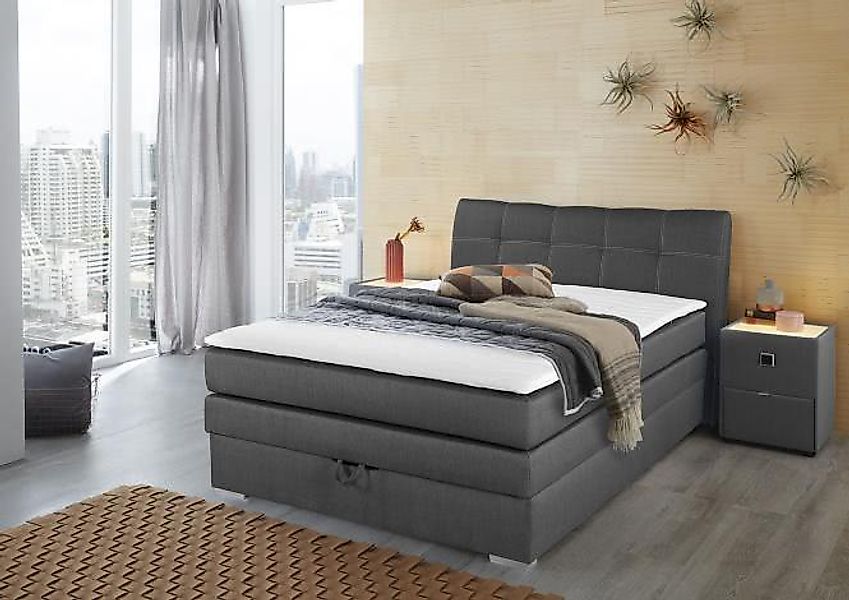 140x200 Boxspringbett inkl. Topper und Bettkasten AMELIE von Jockenhöfer / günstig online kaufen