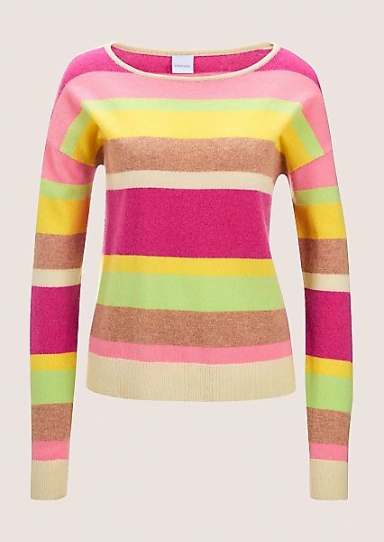 MADELEINE Longpullover "Pullover Kaschmir-Pullover mit Streifen" günstig online kaufen