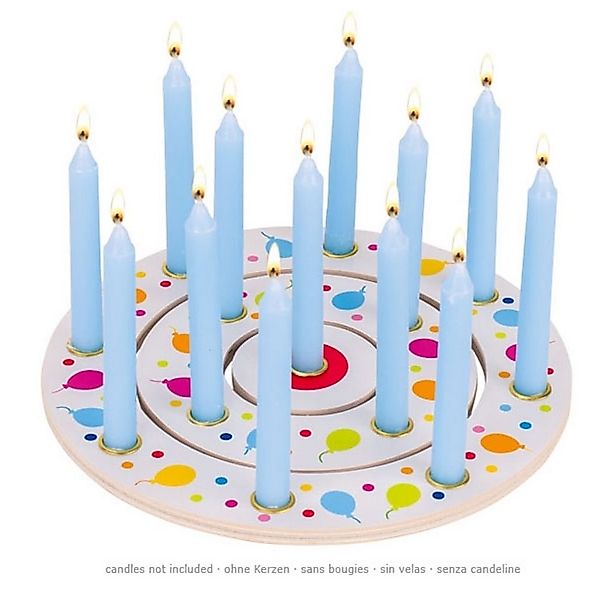 goki Kerzenständer Geburtstagskranz Luftballons Holzkranz (Set, 3 St., 1), günstig online kaufen