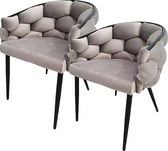 Kayoom Polsterstuhl Stuhl Grace 125 2er-Set, günstig online kaufen