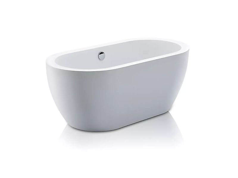 Freistehende Badewanne - 178 L - 150 x 75 x 58 cm - Weiß - ADRINA günstig online kaufen