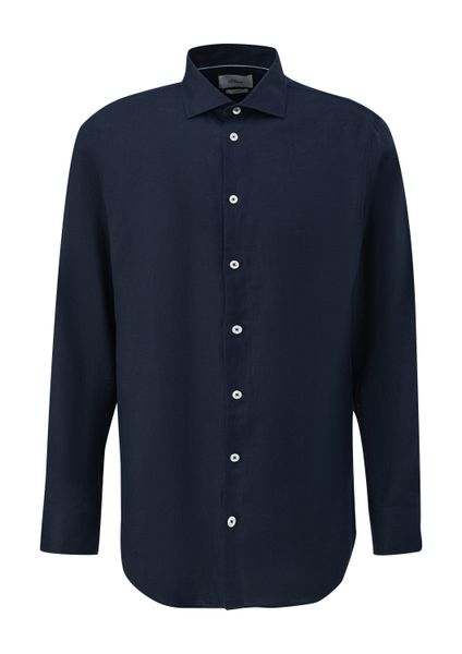 s.Oliver Langarmhemd Hemd Glänzendes Tailored Fit günstig online kaufen