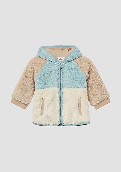 s.Oliver Outdoorjacke Unisex Jacke aus Teddyplüsch günstig online kaufen