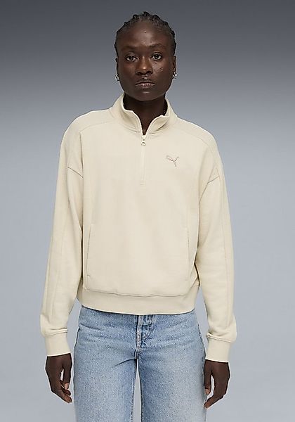 PUMA Langarmshirt CLASS RELAXED HALF-ZIP CREW mit Stehkragen, mit Reißversc günstig online kaufen