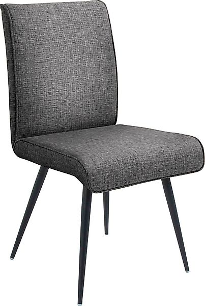K+W Komfort & Wohnen 4-Fußstuhl »Giacomo I«, 1 St., Flachgewebe 775, 4- Fuß günstig online kaufen