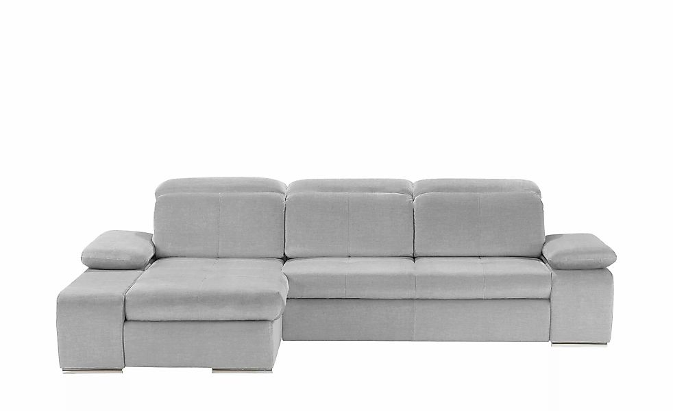 switch Ecksofa aus Mikrofaser Avilla ¦ grau ¦ Maße (cm): B: 285 H: 86 T: 18 günstig online kaufen