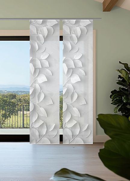 Vision S Schiebegardine "RIXA" Paneelwagen 2 Stk. tlg. Schiebevorhang,Bambu günstig online kaufen