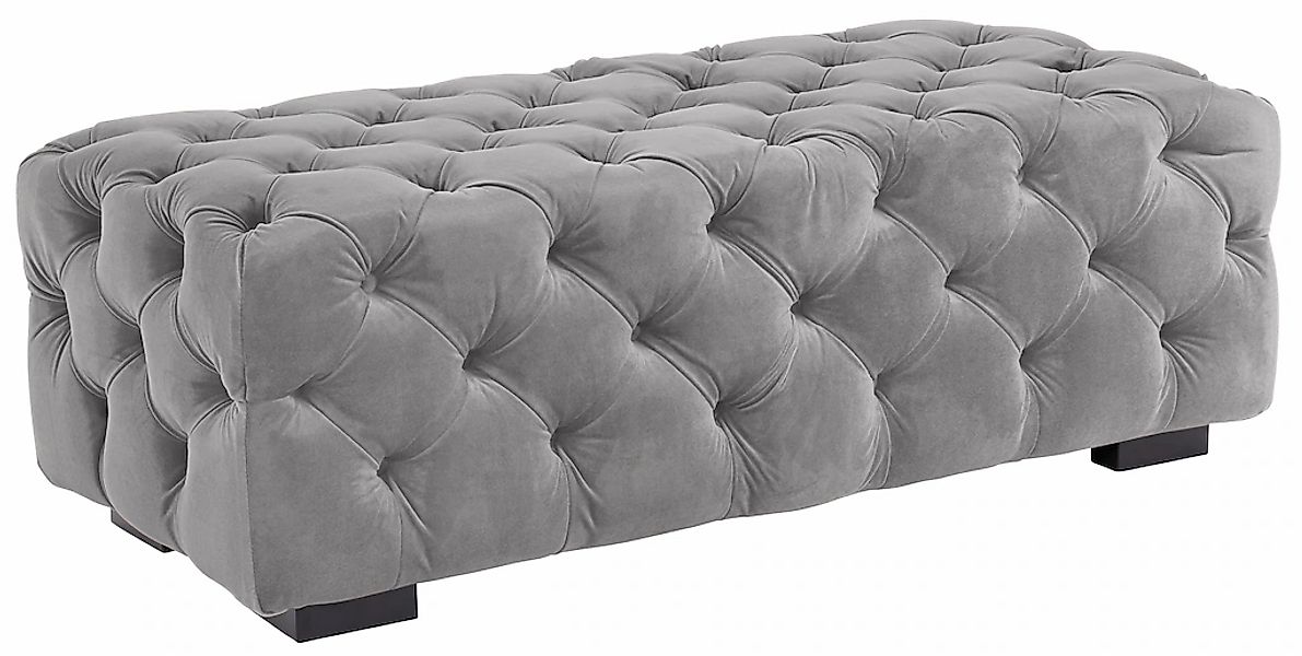 Home affaire Polsterhocker "Kalina", mit klassischer Chesterfield-Knopfheft günstig online kaufen