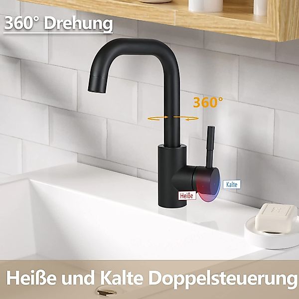 Nettlife Küchenarmatur Wasserhahn Bad Waschtischarmatur Hochdruck günstig online kaufen