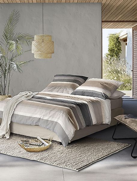 Irisette Bettwäsche "Wave 8595" 2 Stk. tlg. anschmiegsam und atmungsaktiv, günstig online kaufen