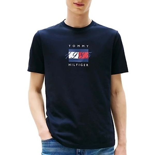 Tommy Hilfiger  T-Shirt LINEAR FLAG GRAPHIC TEE günstig online kaufen