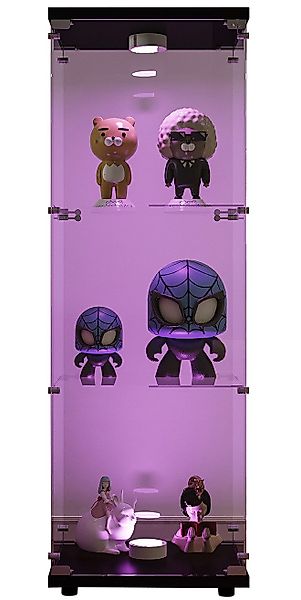FUROKOY Glasvitrine Vitrinenschrank mit Glastüren und günstig online kaufen