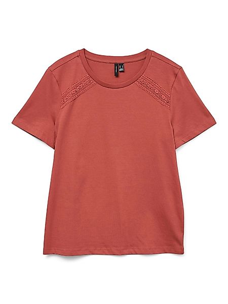 Vero Moda Kurzarmshirt "VMSAVANNAH FRANCIS SS TOP BOX JRS SPE GA" günstig online kaufen