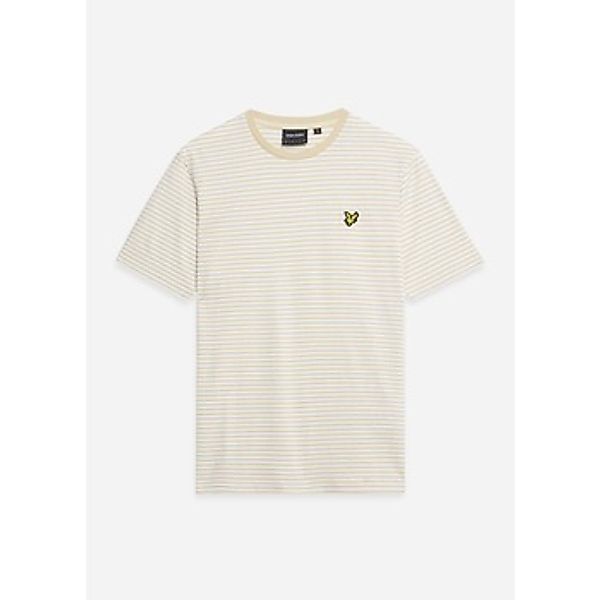 Lyle & Scott  T-Shirts & Poloshirts Linen blend breton stripe tshirt - luna günstig online kaufen