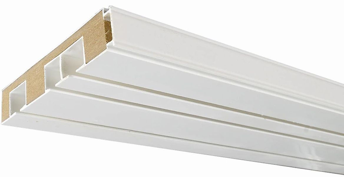 Liedeco Vorhangschiene 3 läufig-läufig Fixmaß günstig online kaufen