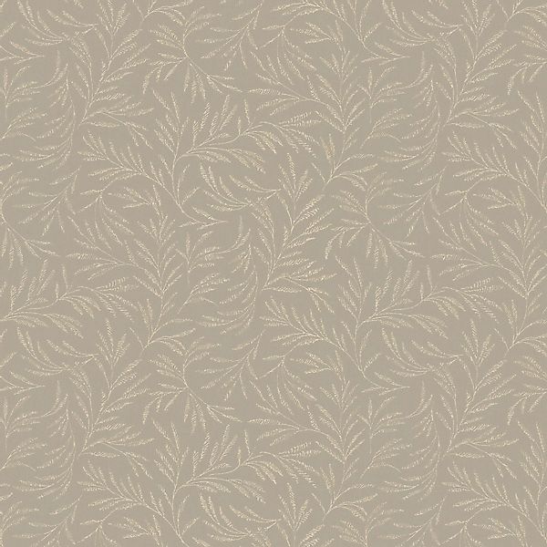 Bricoflor Taupe Tapete mit Rankenmuster Elegante Tapete mit Floralem Muster günstig online kaufen