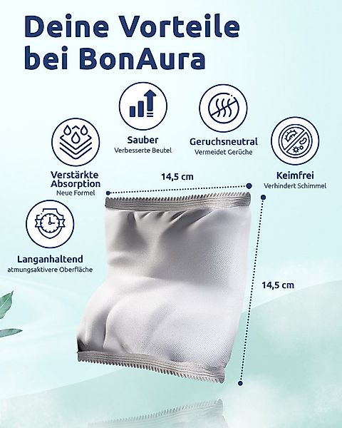BonAura Luftentfeuchter-Nachfüllpack Entfeuchter Granulat im Vliesbeutel, 2 günstig online kaufen