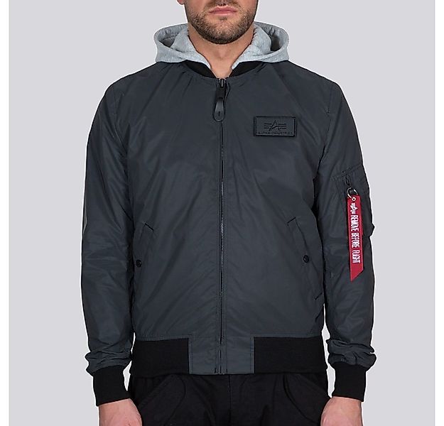 Alpha Industries Funktionsjacke Fliegerjacke MA-1 LW HD Reflective schwarz günstig online kaufen