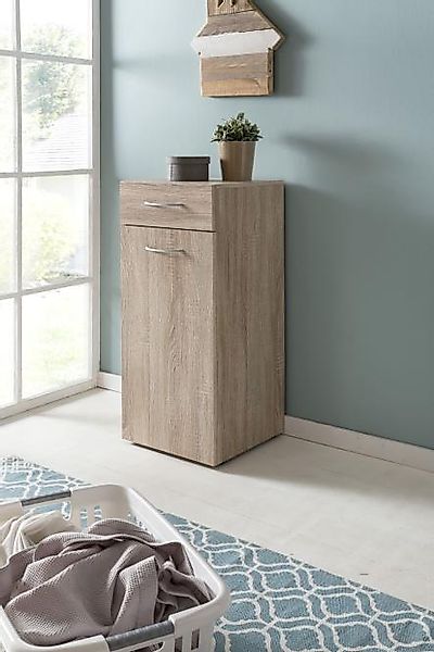 Kommode inkl. herausnemhbarer Wäschebox MULTIRAUMKONZEPT von Wimex / Eiche günstig online kaufen