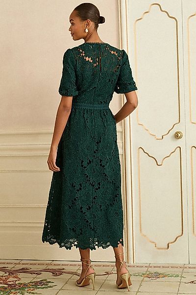 Love & Roses Midikleid Love & Roses Midikleid aus Spitze, Regular (1-tlg) günstig online kaufen