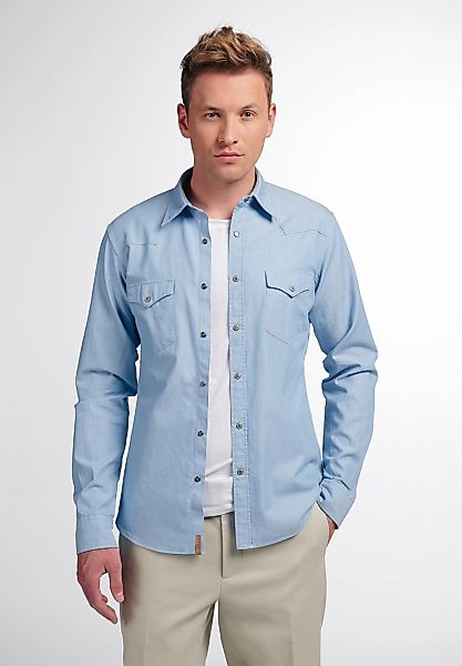Eterna Langarmhemd "SLIM FIT", EASY IRON (bügelleicht) günstig online kaufen
