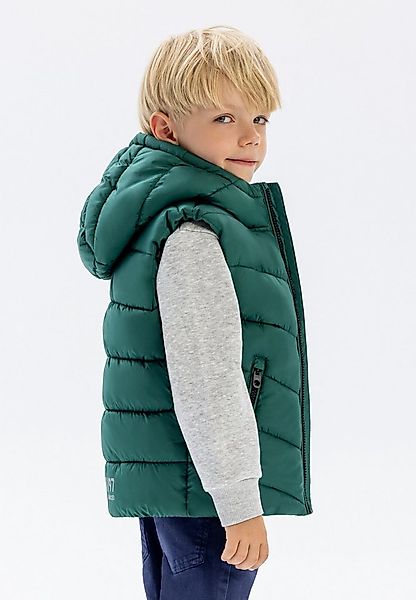 MINOTI Steppweste Gefütterte Weste mit Kapuze (2y-14y) günstig online kaufen