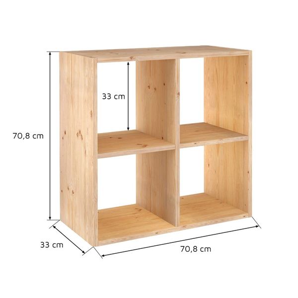 Astigarraga Kit Line Standregal Vollholz-Würfelregal - günstig online kaufen