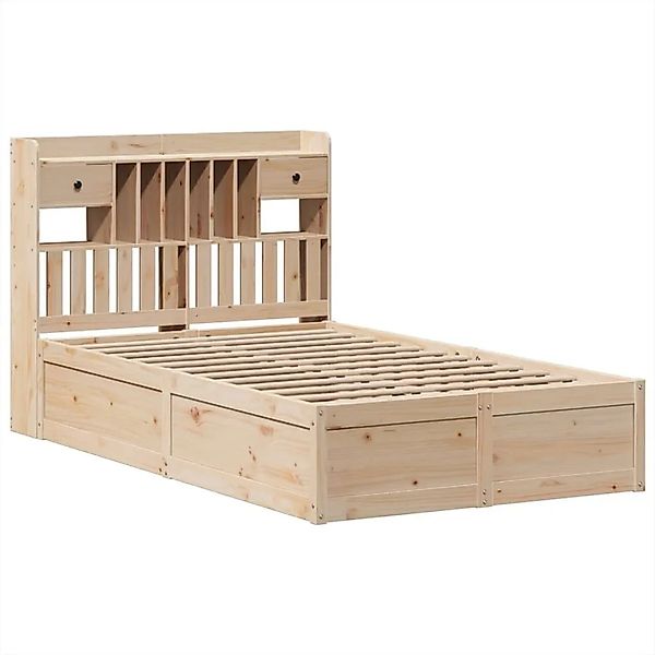vidaXL Massivholzbett ohne Matratze 135x190 cm Kiefernholz 3323509 günstig online kaufen