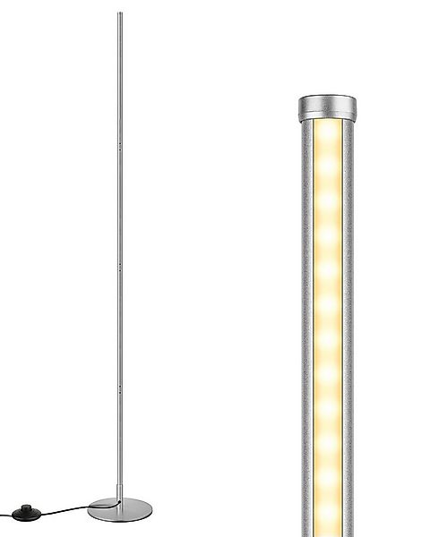 EDISHINE LED Stehlampe Wohnzimmer, LED fest integriert, Dimmbar, Höhenverst günstig online kaufen