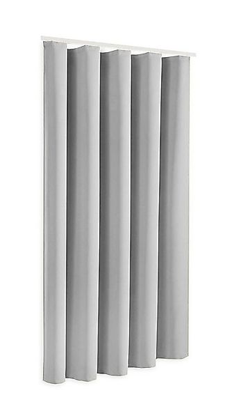 Clever-Kauf-24 Verdunkelungsvorhang Sopran hellgrau in Höhe 175cm oder 245c günstig online kaufen