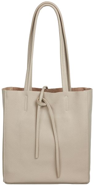 Caspar Schultertasche Mittelgroße Leder Shopper Damen günstig online kaufen