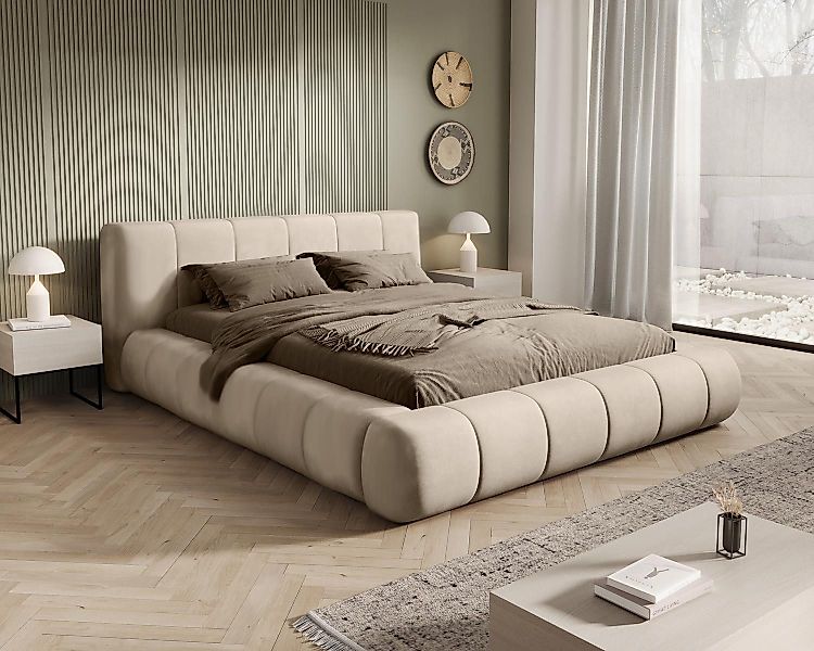 Compleo Polsterbett Designer Bett PALOS Velvet günstig online kaufen