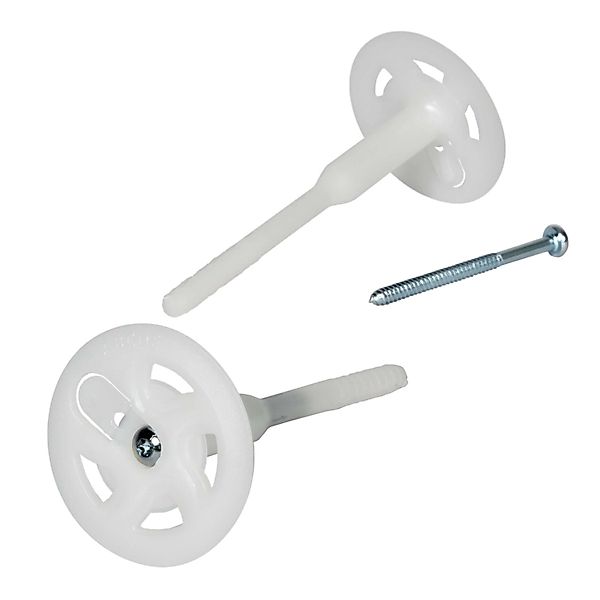 PROTEKTOR 200x Dämmstoff-Schraubdübel Ø8x160mm WDVS Dübel für Fassadendämmu günstig online kaufen