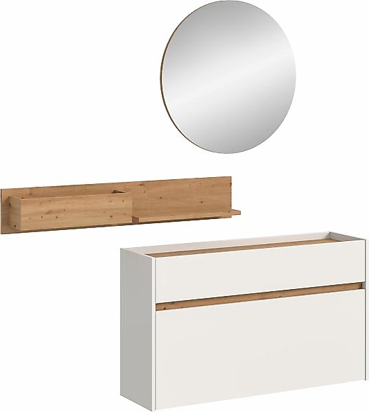 INOSIGN Garderoben-Set "EVRID, 3-teilig, Breite 140 cm, individuell hängbar günstig online kaufen