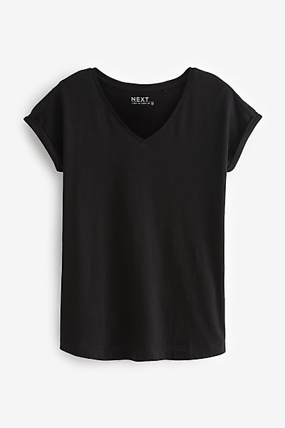 Next T-Shirt T-Shirt mit V-Ausschnitt Flügelärmel günstig online kaufen