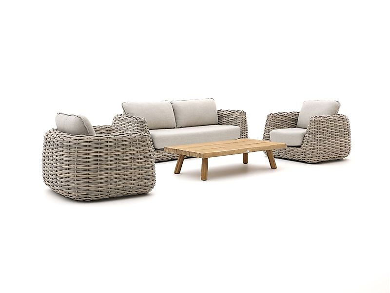 Tierra Outdoor Wakkanda Sessel-Sofa Lounge-Set 4-teilig günstig online kaufen