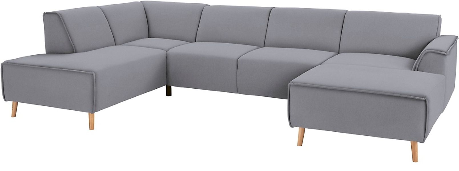 Home affaire Wohnlandschaft "Janek Scandic Design, elegant und zeitlos U-Fo günstig online kaufen