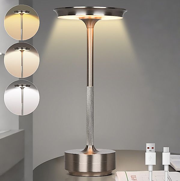 LMaxhome USB-Tischleuchte LED Wiederaufladbare Kabellose Akku günstig online kaufen