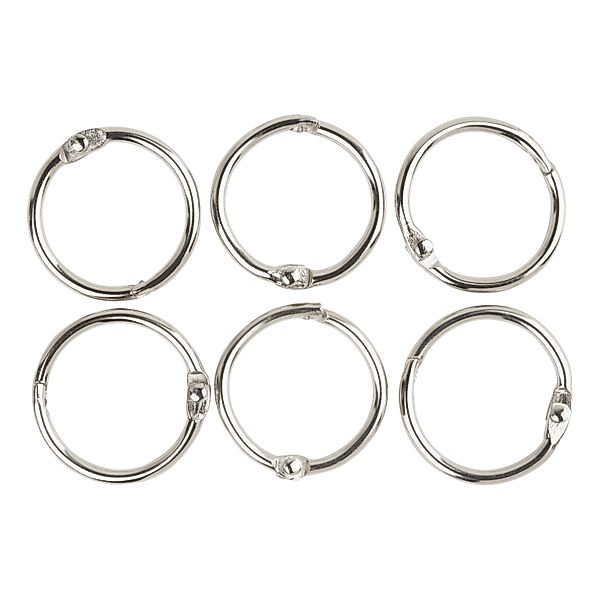 VBS Schlüsselanhänger Set Metallringe, 6 Stück günstig online kaufen