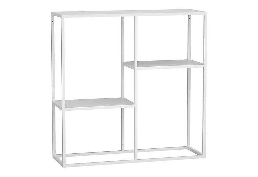 en.casa Konsolentisch, »Strömstad« Standregal 80x80x26 cm mit drei Ablagen günstig online kaufen