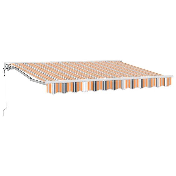 vidaXL Einziehbare Markise Blau und Orange 350 x 200 cm 3329698 günstig online kaufen