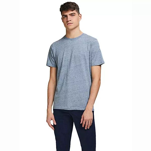 Jack & Jones Melange Kurzärmeliges T-shirt 2XL Faded Denim / Detail Melange günstig online kaufen